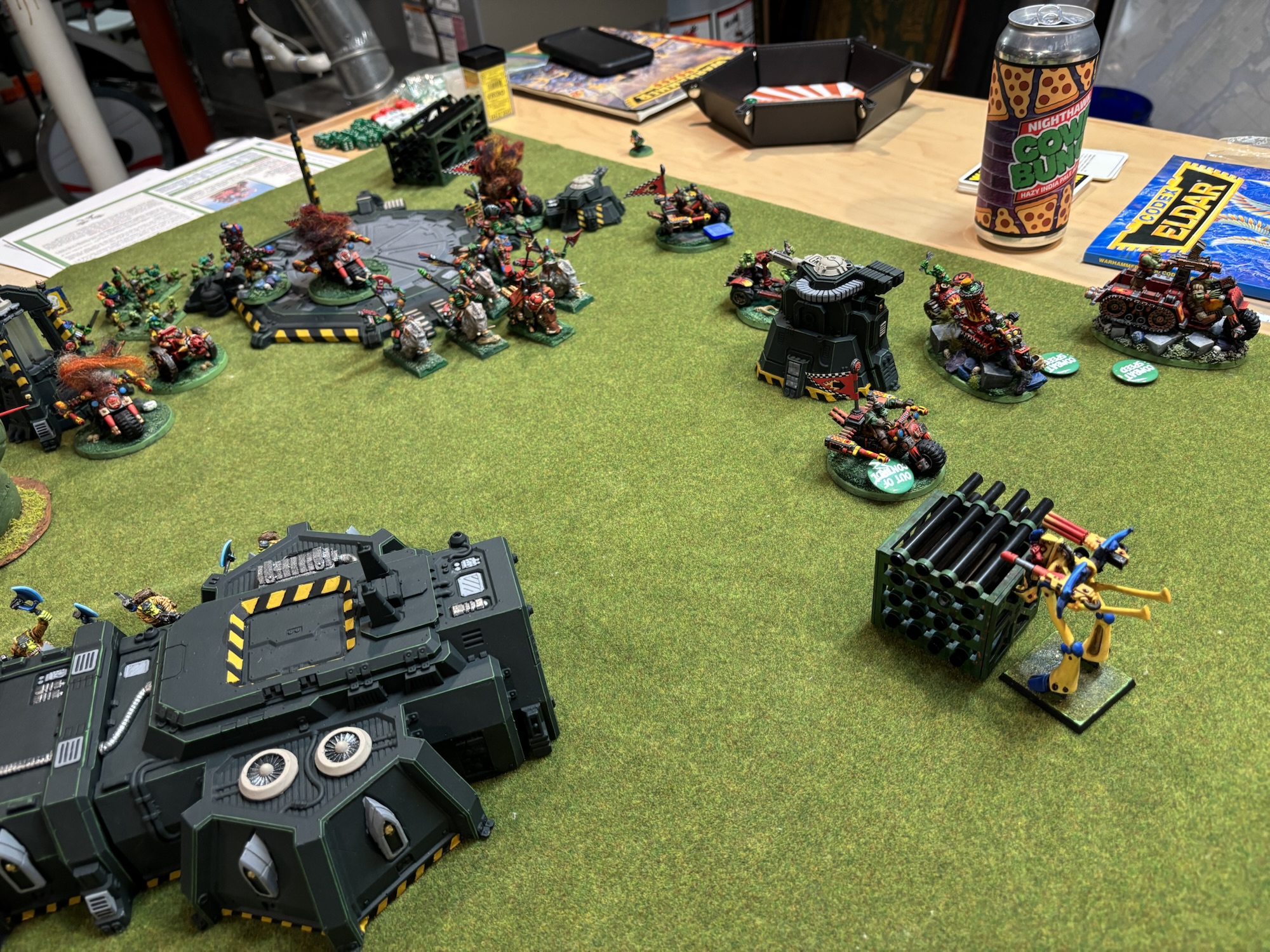 40k 2nd Edition Battle Report: Ork Mega Waagh versus Imperial